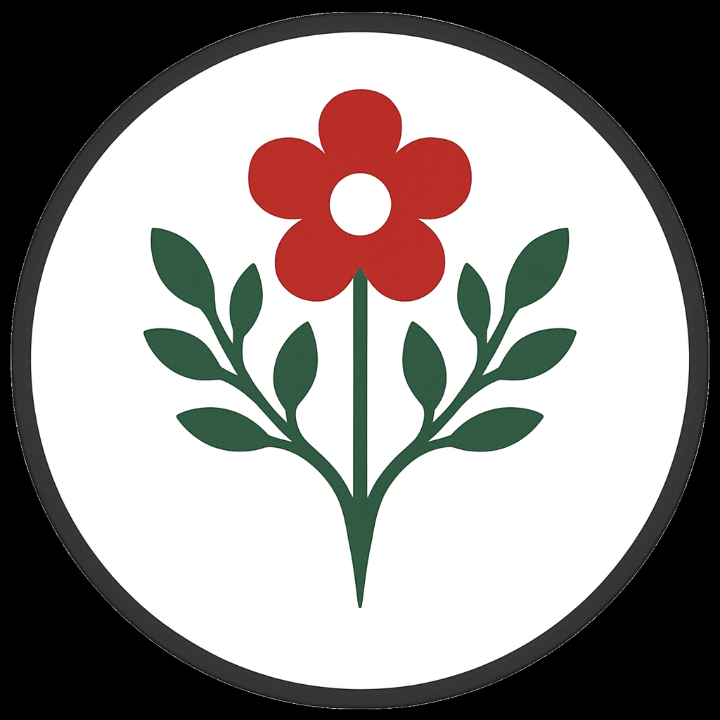 Ilustración de una flor representando el proceso de florecer